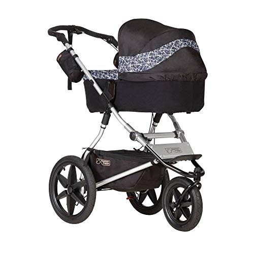 Mountain Buggy Carrycot Plus with 3 Seat Modes for 2015 Terrain, Plus One, and Urban Jungle, Graphite
