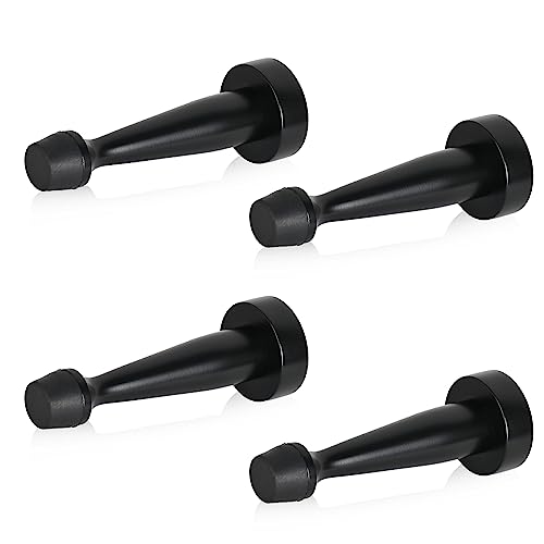 QOGRISUN's Heavy Duty Solid Brass Black Door Stops