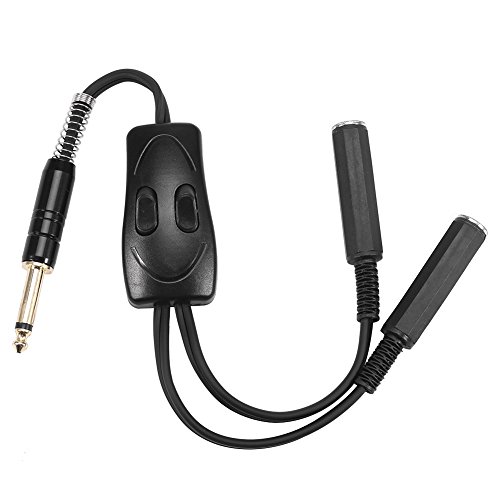 Tattoo Machine Splitter Cord for Power Supplies, Switching between Liners and Shaders