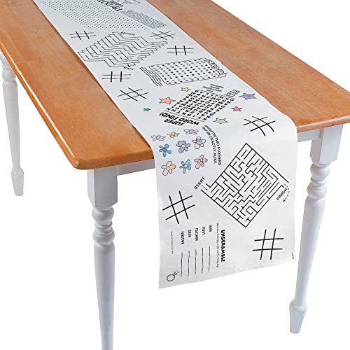 Kids Coloring Games Table Runner