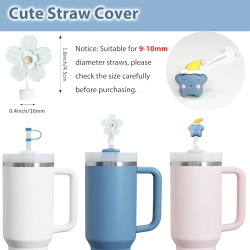 Stanley Cup Accessories Set Including 6 Pcs Silicone Spill Proof Stopper