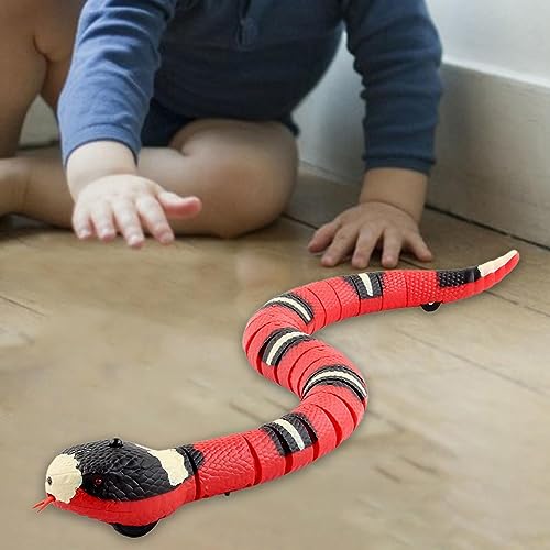 Cat Toy Electric Sensing Cat Toy Snake, Rechargeable Realistic Small Pet Toys Smart Sensing Snake Toy for Indoor Children Pet Accessories