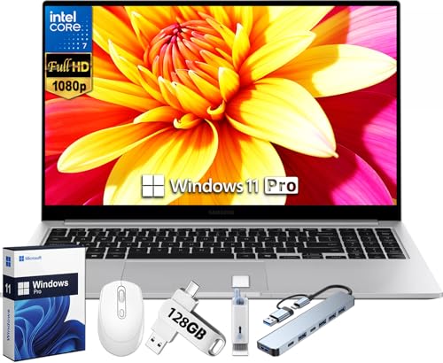 SAMSUNG Galaxy Book4 Copilot AI PC Business Laptop, Intel 10-Core 7