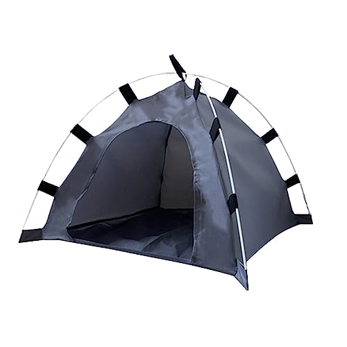 Portable Cat Houses for Indoor Outdoor Cat Tent for Cats and Small Dogs, Cat Bed Cave Cage, Foldable Cat Houses & Condos, Weatherproof Outdoor Cat Shelter for Feral Cat (Dark Gray)