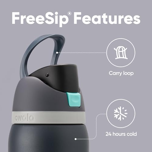 Owala FreeSip Insulated Stainless Steel Water Bottle with Straw for Sports, Travel, and School BPA-Free Sports Water Bottle