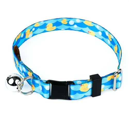 Country Brook Petz - Just Ducky Cat Collar - Critter Corner Collection Featuring Creature Themed Designs