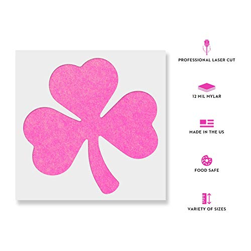 Shamrock Stencil - Shamrock, Green Stencil, Shamrock Art, Clover Stencils, Clovers Stencil