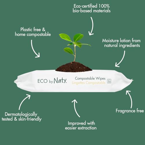 Eco by Naty Baby Wipes Unscented