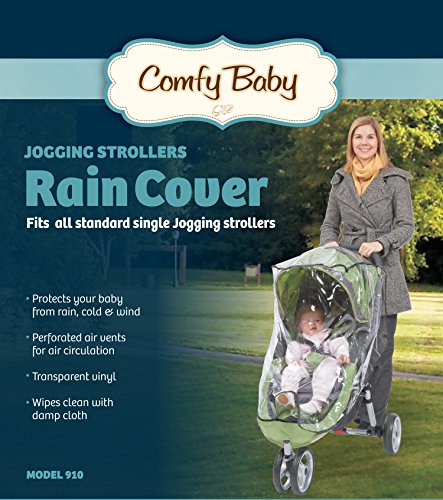 Comfy Baby! Universal Single Jogging Stroller Waterproof Rain Cover/Wind Shield