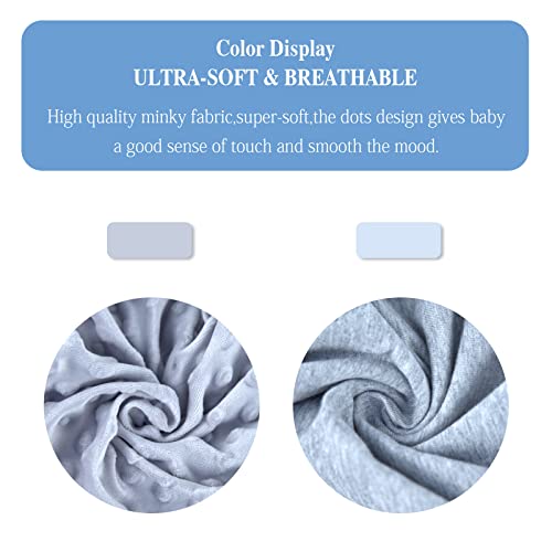 NiSleep Nursing Pillow for Breastfeeding and Bottle Feeding Pillow, Support for Mom and Baby, with 2 Removable Machine Washable Cover, Ergonomic Breastfeeding Pillow (Light Grey)