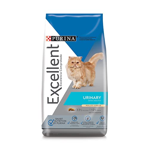 Purina Excellent Alimento para Gatos Adulto Urinario Pollo y Arroz 3 kg