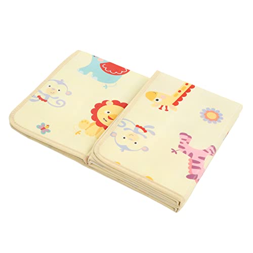Foldable Baby Play Mat, Waterproof Odorless Extra Large Activity Playmats Floor Mat for Toddler Infant Crawling