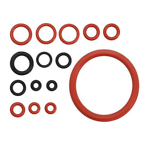 ECSiNG 15-Piece Silicone O-Ring Seal Maintenance Set - Compatible with Philips & Saeco Coffee Machines