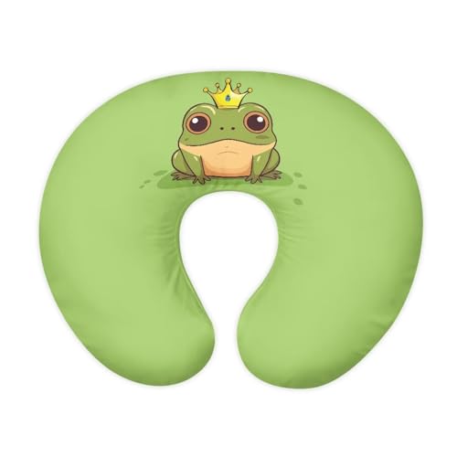 Goronwyfloyd Frog Breastfeeding Pillow Cover Slipcover for Breastfeeding Pillows, Soft and Stretchy Safely Breastfeeding Pillow Cover Easy to Use and Dustptoof
