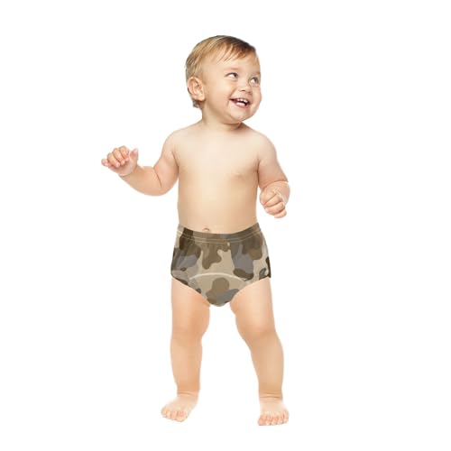 ALAZA Desert Camouflage Camo Cotton Potty Training Underwear Pants for Toddler Girls Boys