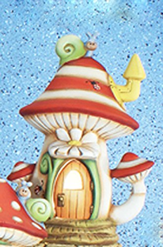 creative Kreations Ceramics Mushroom Snail Shack Fairy House 8