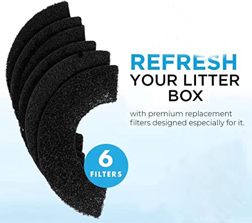 Ptazucv Thickened and Durable Alternative Filter, Compatible with Litter Robot 4 Carbon Filter, can Absorb Odors and Control Moisture