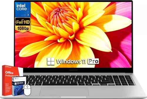 SAMSUNG Galaxy Book4 Copilot AI PC Business Laptop, Intel 10-Core 7