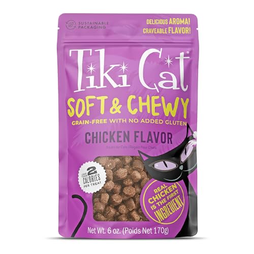 Tiki Cat Soft & Chewy Treats, Chicken Flavor