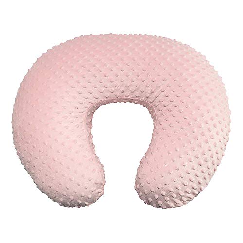 iEvolve Nursing Pillow Cover Breast Feeding Pillow Support Positioner Lounger Cover for Baby Boy Girl(Pink)