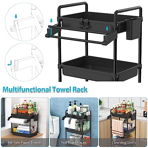 SPACEKEEPER Rolling Storage Cart