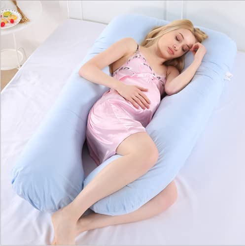 ele ELEOPTION U Shape Detachable Maternity Pillow Case Pregnancy Pillows Cover Only Pillowcase 28 x 51 inch