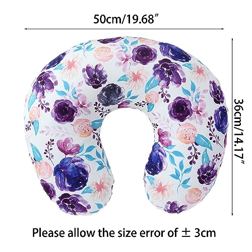 Yuly Baby Nursing Pillow Cover Maternity Breastfeeding Pillow Cover Print U-shape Nursing Pillow Breathable Slipcover Nursing Pillow Cover for Baby Boy Neutral
