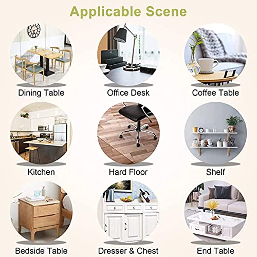 Runner Rugs Clear Vinyl Plastic Floor Protector Transparent Floor Protector Round