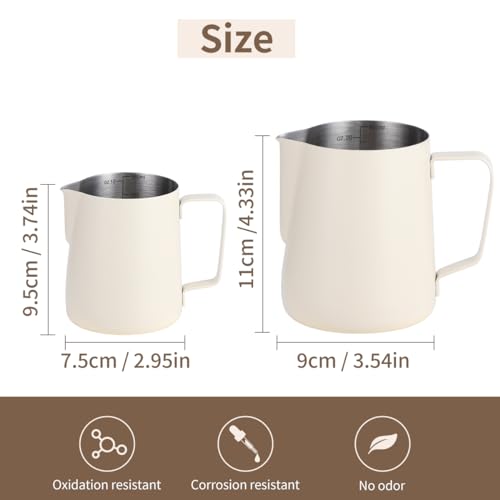 ALXBSONE Milk Frothing Pitchers