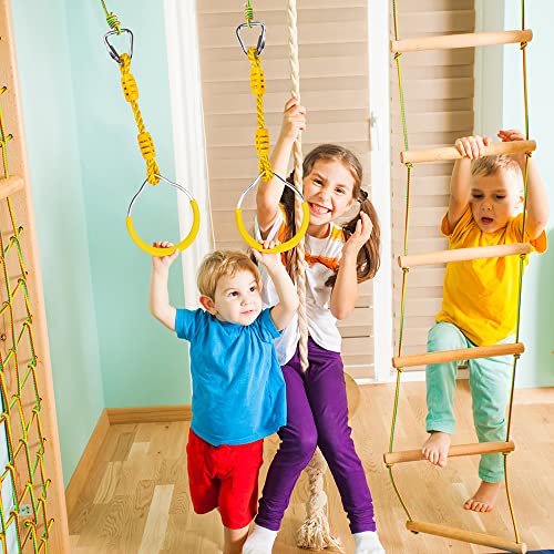 Swing Ninja Ring Indoor Outdoor Backyard PlaySet Kids Fitness Gymnastic Training Equipment