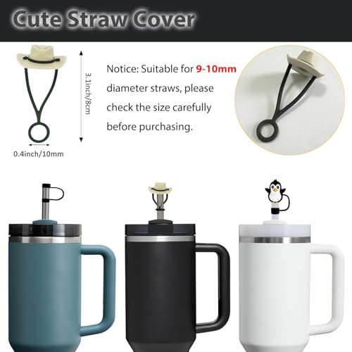 Stanley Cup Accessories Set Including 6 Pcs Silicone Spill Proof Stopper