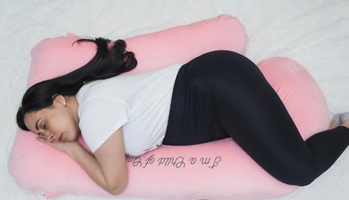 MOMNISIMAS ONE STYLE Pregnancy Pillow, Pink, U-Shaped
