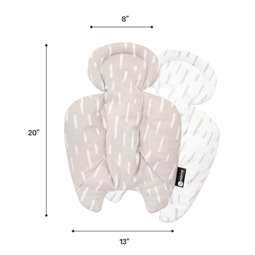 4moms RockaRoo and MamaRoo Infant Insert, Machine Washable, Soft, Plush Fabric, Reversible Design, Sand