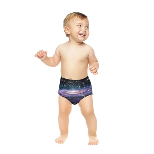 ALAZA Galaxy Cotton Potty Training Underwear Pants for Toddler Girls Boys
