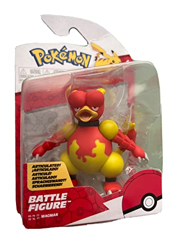 Pokemon Magmar Battle Feature Figure Action Ready