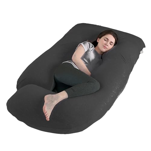 Jcickt Pregnancy Pillow J-Shaped Full Body Pillow