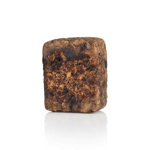 MotherEarth Africa Essential Raw Naturals: Raw Black Soap 2 oz