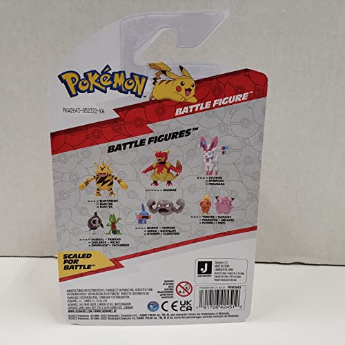 Pokemon Magmar Battle Feature Figure Action Ready