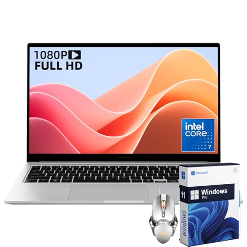 Samsung 2024 Galaxy Book4 Business Laptop with Microsoft Office Lifetime License & Windows 11 Pro, Intel Core 7