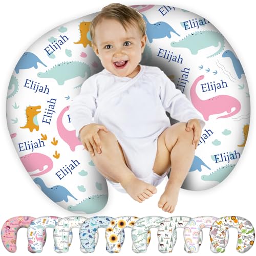 Personalized Nursing Pillow Cover for Baby Boy Girl Custom Removable Cover for Breatfeeding Pillows Ultra Soft Comfortable Cover 23