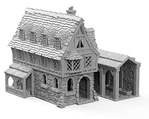 3DEGOS Winterdale Tavern Set DND Terrain for Dungeons and Dragons, D&D, Pathfinder, Warhammer 40k, Miniatures, D and D, Dungeons and Dragons Gifts, Dungeon Master