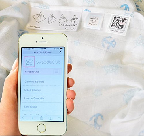 SwaddleDesigns Angry Birds Ultimate Winter Swaddle, X-Large Receiving Blanket, Made in USA, Premium Cotton Flannel, Blue (Mom's Choice Award Winner)