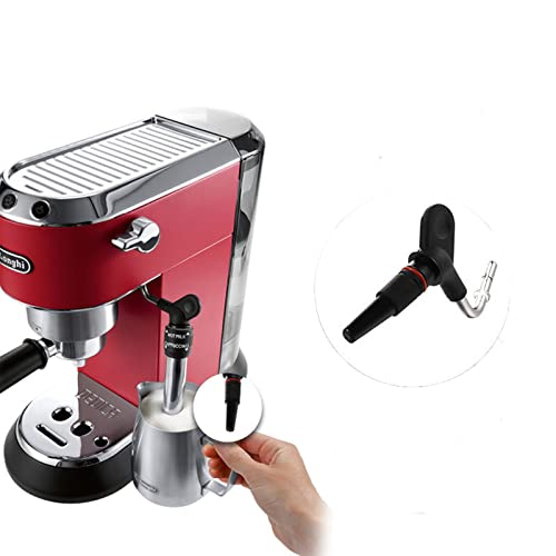 Steam Pipe Nozzle for Delonghi ECP3420 / ECP3120 / ECP3630 / ECAM22110B / EC680 / EC685 / EC820 Coffee Machine, Espresso Maker Milk Foam Steam Jet (Silicone)