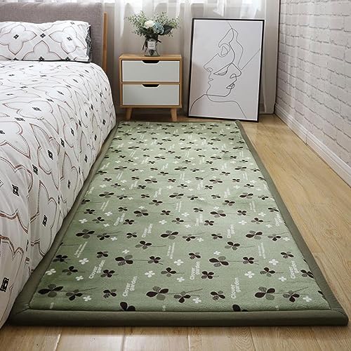 Dmkjdzsw Play Crawling mat for Nursery Baby, Extra Soft Activity Floor Mat for Kids Playroom Bedroom-Four Leaf clover