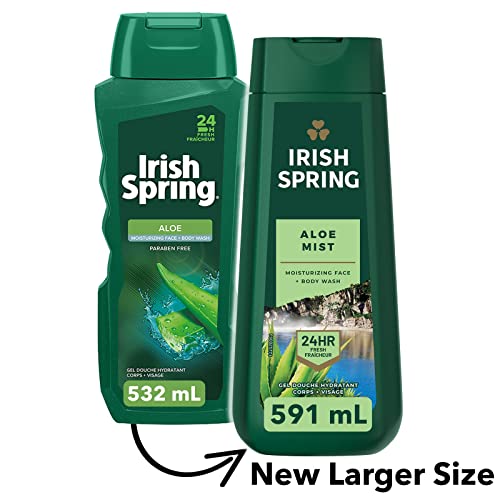 Irish Spring Aloe Mist Body Wash for Men