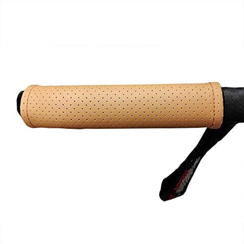 Babytravle Stroller Armrest PU Cover Fit for Bugaboo Bee Bee3 Bee5 Handle Sleeve Cover with Zipped (Brown),Large