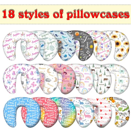 Nursing Pillow Cover Custom with Name, Personalized Removable Cover for Breastfeeding Pillows Customized Baby Gifts