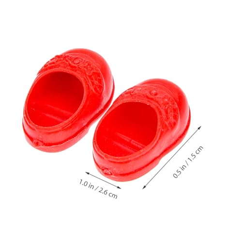 jojofuny 4 Pairs Baby Doll Shoes for 6