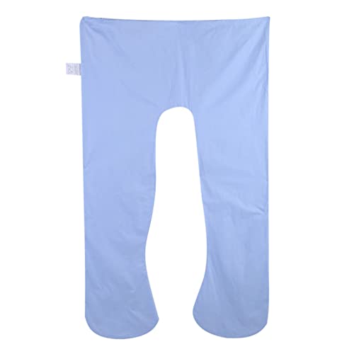 Maternity/Pregnancy U Shape Pillow Cover, Cotton Soft Full Body Pillow Replacement Cloth whth Zippered Removable Case, General Size 55.1