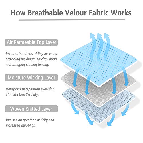 MOON PINE Pregnancy Pillow, U Shaped Full Body Pillow for Maternity Support, Sleeping Pillow with Cover for Pregnant Women (Blue)